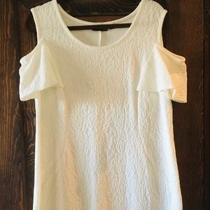 Nina Leonard Cold Shoulder Dress